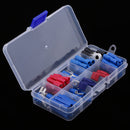 52 Pieces Insulated Electrical Wire Quick Splice Connectors Terminals Black Blue Red