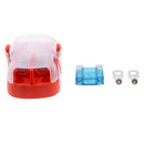 32V 80A Large Audio Blade MAXI Fuse Box Block Holder with Gaskets Orange