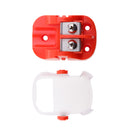 32V 80A Large Audio Blade MAXI Fuse Box Block Holder with Gaskets Orange