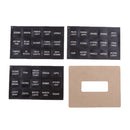 Boat 6 Gang Touch Screen Switch Panel LED Switch With Circuit Control Box