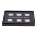 Boat 6 Gang Touch Screen Switch Panel LED Switch With Circuit Control Box