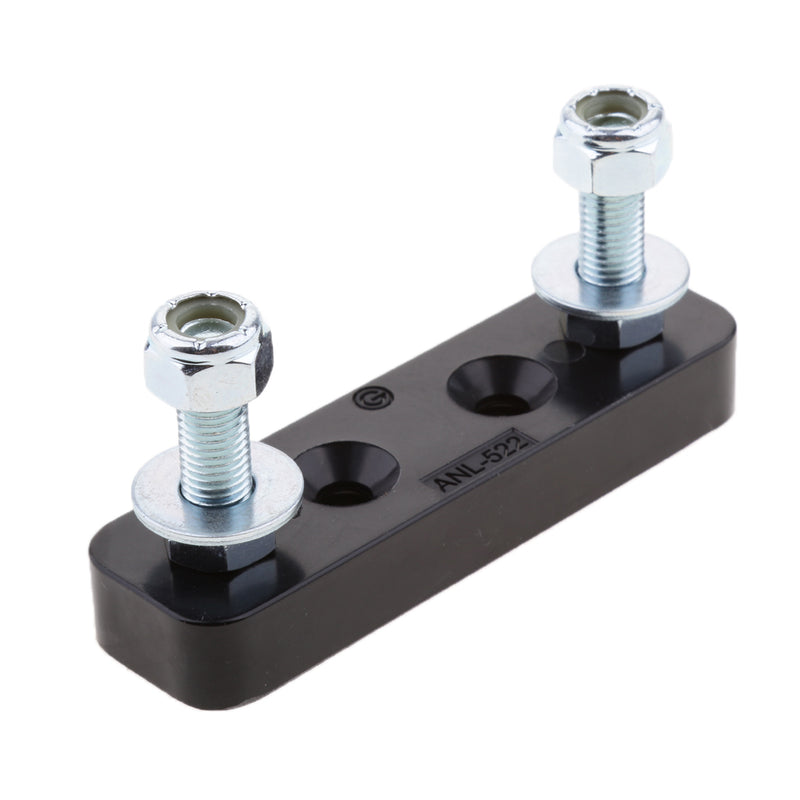 Heavy Duty Inline ANL Fuse Black Holder for 25AMP to 500AMP ANL Fuse