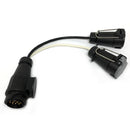 13 Pin To 7 Pin N/S Type Caravan Towing Trailer Adapter Connector Plug