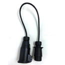 12V 7P To 13Pin Car Caravan Towbar Towing Trailer Plug Socket Connector EU