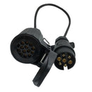 12V 7P To 13Pin Car Caravan Towbar Towing Trailer Plug Socket Connector EU