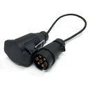 12V 7P To 13Pin Car Caravan Towbar Towing Trailer Plug Socket Connector EU