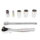 28 Pieces Multi-functional Mini Ratchet Wrench Socket Bit Set Repair Tools