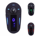Car MP3 Music Player FM Transmitter Cigarette Lighter USB Charger Rotable Green LED