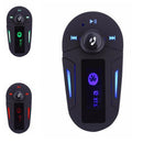 Car MP3 Music Player FM Transmitter Cigarette Lighter USB Charger Rotable Green LED
