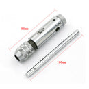 T-Handle Ratchet Tap Wrench with 5pcs M3-M8 Machine Screw Thread Taps Metric