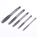 T-Handle Ratchet Tap Wrench with 5pcs M3-M8 Machine Screw Thread Taps Metric
