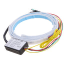 LED Flow Strip Trunk With Side Turn Signals Rear Light Blue Red Yellow White