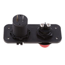 Car 50A Battery Disconnect Rotary Isolator Switch and Dual 5V 3.1A USB Ports