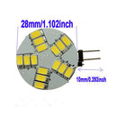 1 Pair G4 5630 2800-3400K 15LED Spot Light Lamp Spot Light Lamps for Car Home