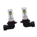2 Pieces 9005 LED Fog Lights Bulbs 80W Car Driving Lamps 6000K White 1500LM 2835