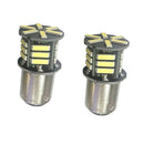 1 Pair BA15S 1156 7020 21SMD LED Car Reverse Tail Stop Turn Lamp Bulbs White