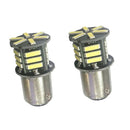 1 Pair BA15S 1156 7020 21SMD LED Car Reverse Tail Stop Turn Lamp Bulbs White