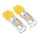 2pcs 3156 3157 21SMD LED Bulb For Car Turn Parking Signal Light Amber