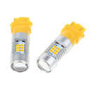 2pcs 3156 3157 21SMD LED Bulb For Car Turn Parking Signal Light Amber