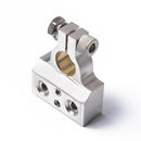 Dual 1/0 & 8 Gauge Positive Negative Battery Terminal Clamp Connector