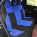 13 Pieces Black and Blue Automobile Universal Fit Car Seat Protector Covers