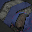 9 Pieces Universal Car Seat Backrest Headrest Cover Protector Black Blue
