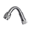 Car Motorcycle Chrome Plated Brass Wheel Tire Valve Extension Adaptor 45 Degree