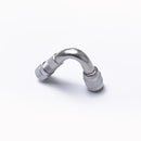 Car Motorcycle Chrome Plated Brass Wheel Tire Valve Extension Adaptor 45 Degree