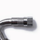 Car Motorcycle Chrome Plated Brass Wheel Tire Valve Extension Adaptor 45 Degree