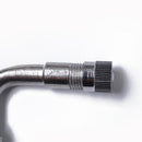 Cars Motorcycles Chrome Plated Brass Tyre Valve Extension Adaptor 90 Degree
