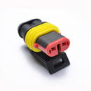 2 Sets 2 Pin Sealed Waterproof Electrical Wire Connector Plug Terminal