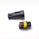 2 Sets 2 Pin Sealed Waterproof Electrical Wire Connector Plug Terminal