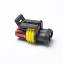 2 Sets 2 Pin Sealed Waterproof Electrical Wire Connector Plug Terminal