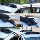 1 Pair Car SUV Roof Top Cargo Rack Carrier Soft-Sided Luggage Easy Rack Travel