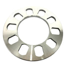 2 Pieces Aluminium 5-Hole Wheel Hub Spacer 8mm Thickness for Car Vehicles