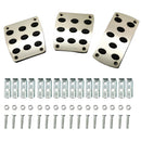 1 Set of 3 Pieces Non-Slip Manual Car Truck Brake Pedal Clutch Accelerator Pads