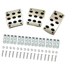 1 Set of 3 Pieces Non-Slip Manual Car Truck Brake Pedal Clutch Accelerator Pads