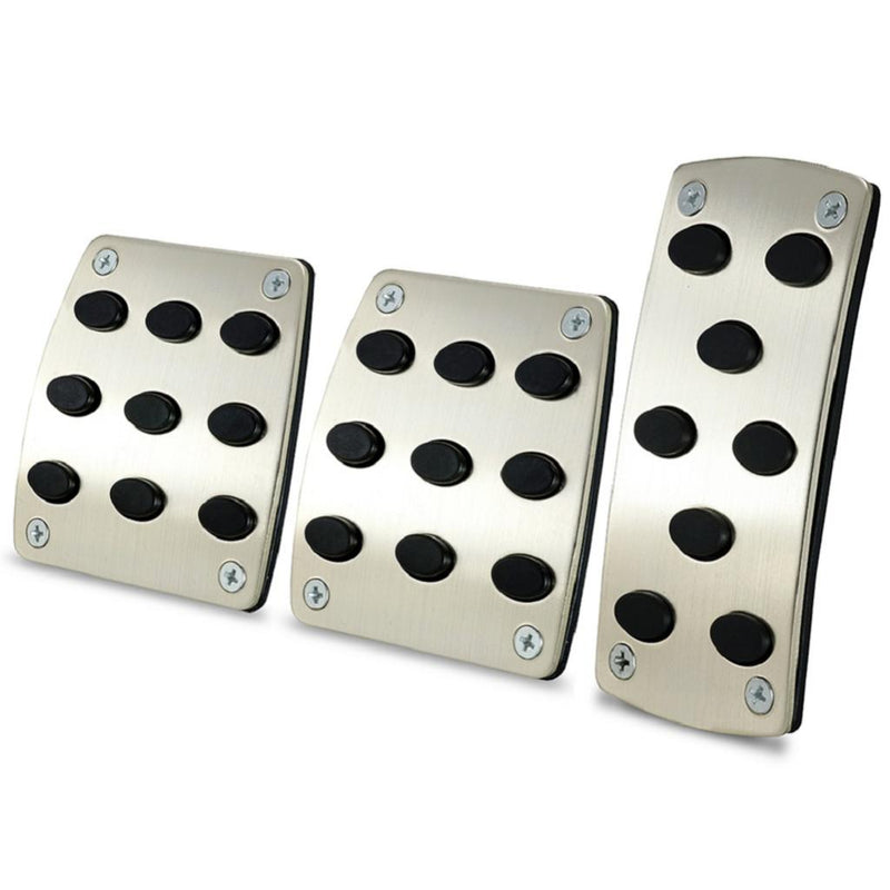 1 Set of 3 Pieces Non-Slip Manual Car Truck Brake Pedal Clutch Accelerator Pads