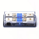 2Way 2X 8Gauge Input to 2X 8Gauge Output ANL Distribution Block with 60A ANL Fuses