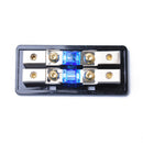 2Way 2X 8Gauge Input to 2X 8Gauge Output ANL Distribution Block with 60A ANL Fuses