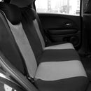 10PCS Car Interior Seat Headrest Cover Set Protector Mat Shield Grey+Black
