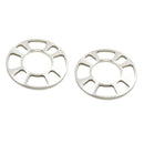 2 Pieces 5MM 4 Hole Car Vehicle Universal Aluminium Alloy Wheel Hub Spacers