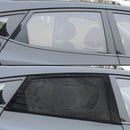 2 Pieces Car Rear Side Sun Shade Rear Window Covers Mesh Visor Protector