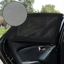 2 Pieces Car Rear Side Sun Shade Rear Window Covers Mesh Visor Protector