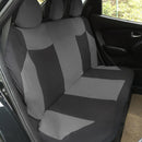 13pcs Car Interior Seat Headrest Cover Set Protector Mat Shield Gray & Black