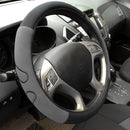 13pcs Car Interior Seat Headrest Cover Set Protector Mat Shield Gray & Black