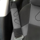 13pcs Car Interior Seat Headrest Cover Set Protector Mat Shield Gray & Black
