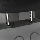 13pcs Car Interior Seat Headrest Cover Set Protector Mat Shield Gray & Black