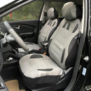 13 Pieces Universal Car Seat Backrest Headrest Cover Protector Grey Black