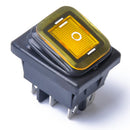 Yellow 6 Pin 3 Position Rocker Toggle Switch for Car Truck Boat Motorhome